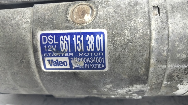 Motor de arranco TM000A34001 SSANG YONG