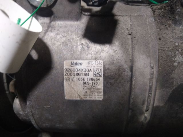 Polia do compressor de aparelho de ar condicionado Z0008619B NISSAN