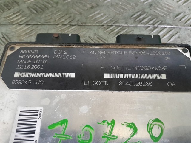 Módulo de direção (Centralina eletrônica) de motor Peugeot 206  2A/C ao melhor preço