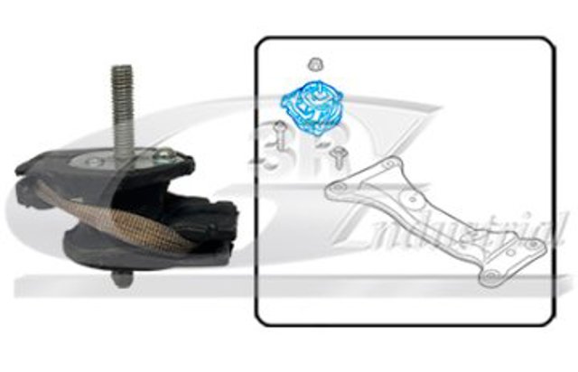 Coxim de transmissão (suporte da caixa de mudança) 40147 3RG