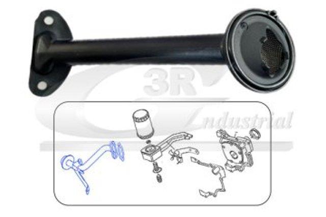 Receptor de óleo (coletor de óleo) para Audi A2 8Z0