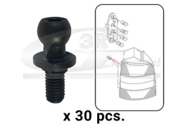 Braçadeira de fixação da luz traseira 86134 3RG