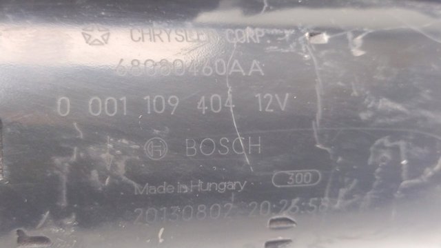 Motor de arranco 0001109404 CHRYSLER