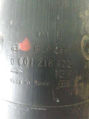 Motor de arranco 0001218122 OPEL