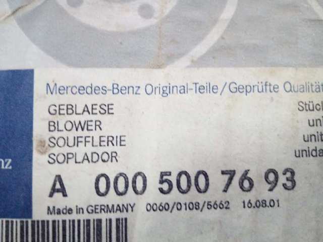 0005007693 Mercedes