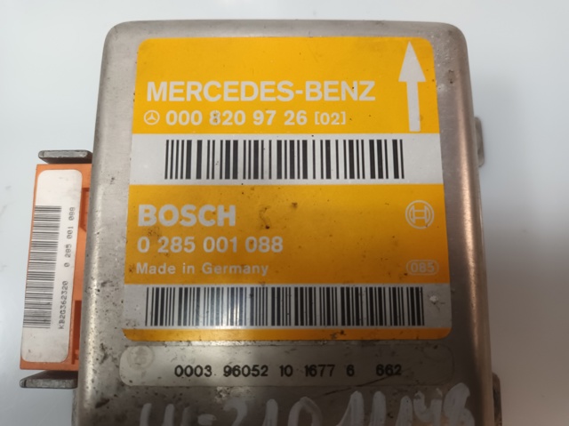 Módulo processador de controlo da bolsa de ar (Centralina eletrônica AIRBAG) 0008209726 MERCEDES