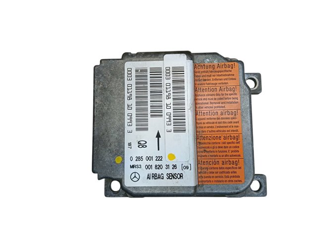 Módulo processador de controlo da bolsa de ar (Centralina eletrônica AIRBAG) 0018203126 MERCEDES