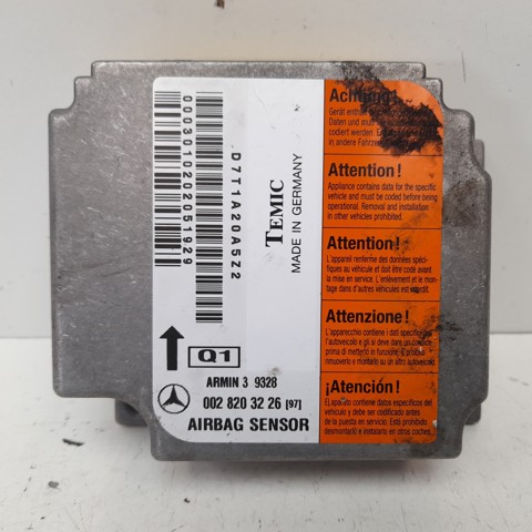 Módulo processador de controlo da bolsa de ar (Centralina eletrônica AIRBAG) 0028203226 MERCEDES