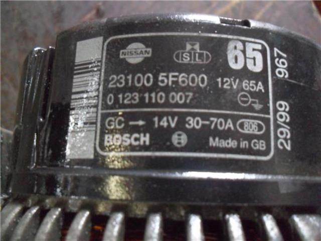 Gerador 0123110007 NISSAN