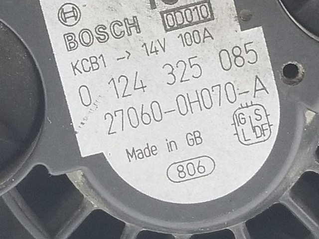 Gerador 0124325085 TOYOTA