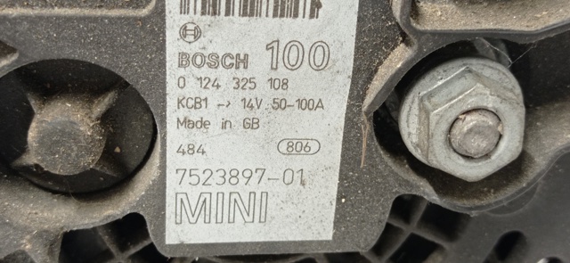 Gerador 0124325108 BMW