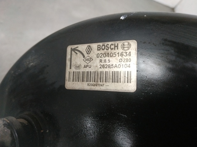 Reforçador dos freios a vácuo 0204051634 RENAULT