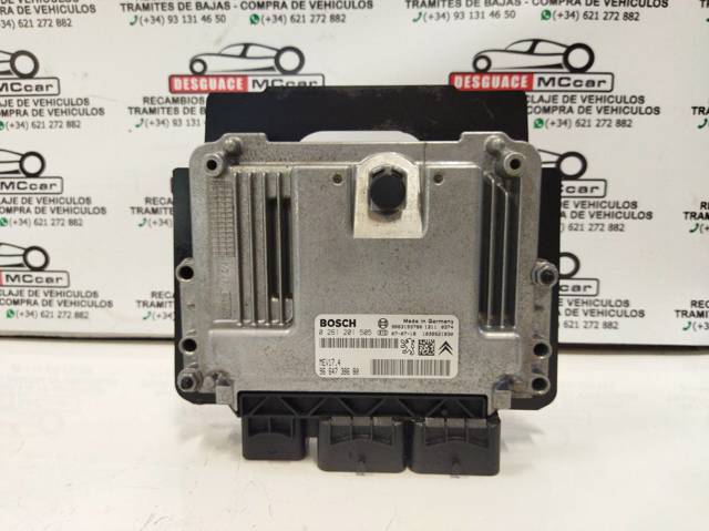 Módulo de direção (Centralina eletrônica) de motor 0261201505 PEUGEOT