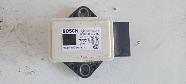 Sensor de aceleração transversal (ESP) 0265005715 PEUGEOT