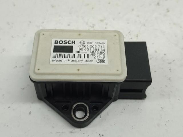 Sensor de aceleração transversal (ESP) 0265005715 PEUGEOT