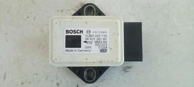 Sensor de aceleração transversal (ESP) 0265005715 PEUGEOT