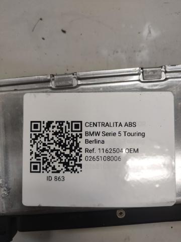 Módulo de direção (Centralina eletrônica) ABS 0265108006 BMW