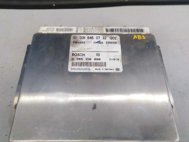 Unidade de controlo ESP 0265109498 MERCEDES