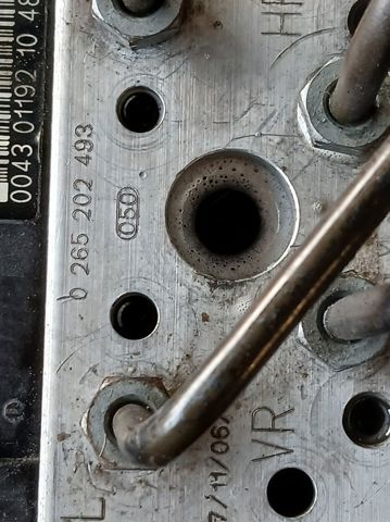Unidade hidráulico de controlo ABS 0265202493 MERCEDES