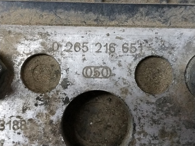 Unidade hidráulico de controlo ABS 0265216651 OPEL