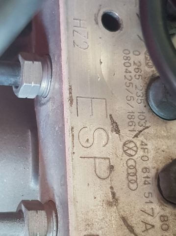 Unidade hidráulico de controlo ABS 0265235103 VAG