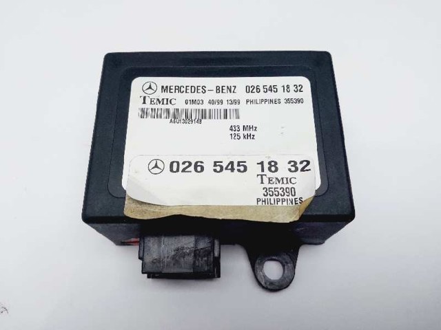 Módulo de direção (Centralina eletrônica) de imobilizador 0265451832 MERCEDES