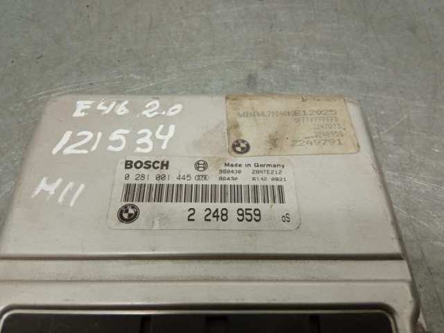 Módulo de direção (Centralina eletrônica) de motor 0281001445 BMW