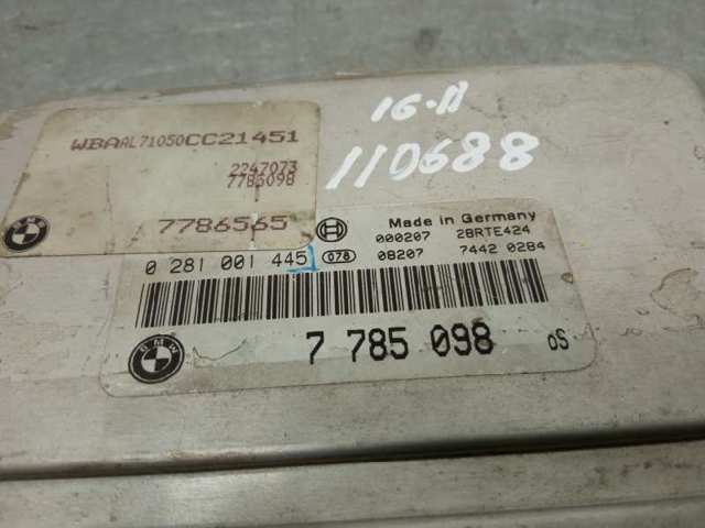 Módulo de direção (Centralina eletrônica) de motor 0281001445 BMW