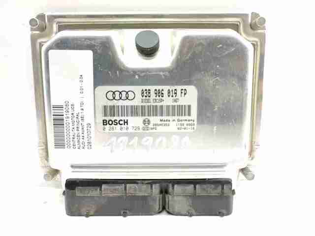 Módulo de direção (Centralina eletrônica) de motor 0281010729 VAG