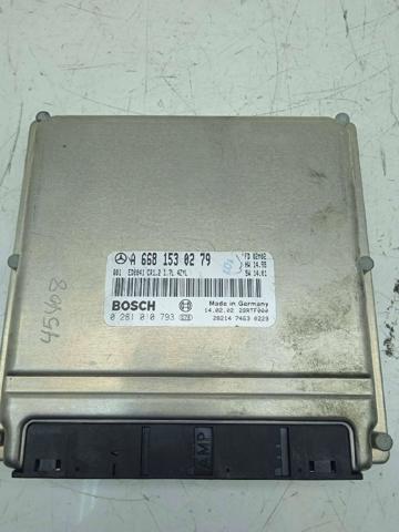 Módulo de direção (Centralina eletrônica) de motor 0281010793 MERCEDES