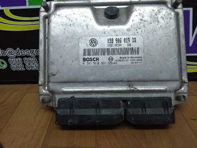 Módulo de direção (Centralina eletrônica) de motor 0281010891 VAG