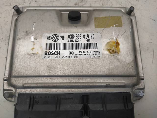 Módulo de direção (Centralina eletrônica) de motor 0281011205 VAG