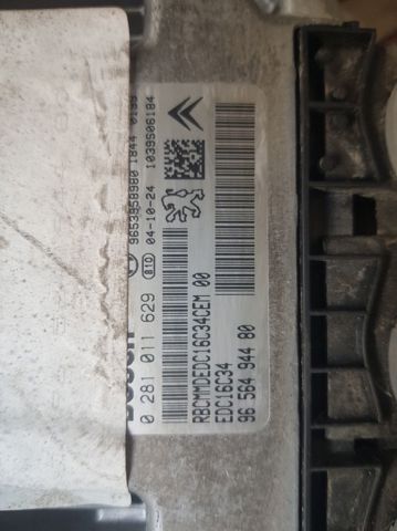 Módulo de direção (Centralina eletrônica) de motor 0281011629 PEUGEOT