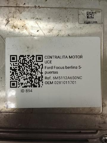 0281011701 Ford