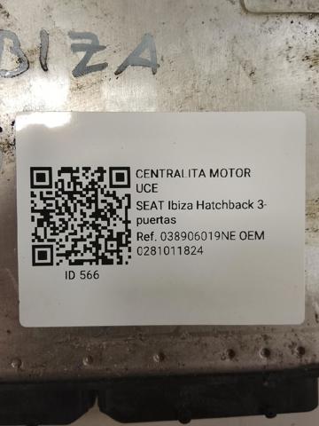 Módulo de direção (Centralina eletrônica) de motor 0281011824 VAG