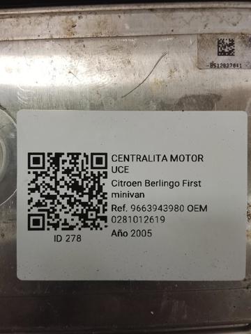 0281012619 Peugeot/Citroen