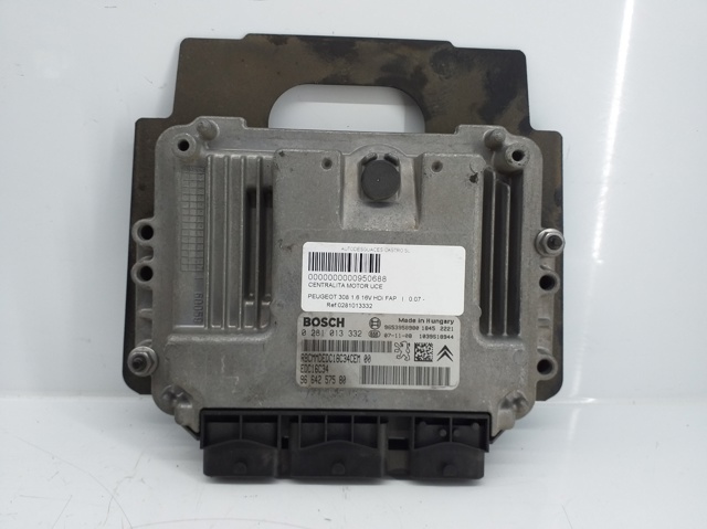 Módulo de direção (Centralina eletrônica) de motor 0281013332 PEUGEOT
