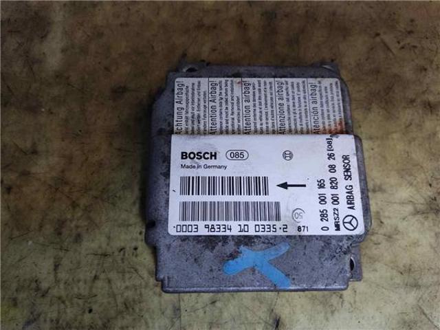 Módulo processador de controlo da bolsa de ar (Centralina eletrônica AIRBAG) 0285001165 MERCEDES