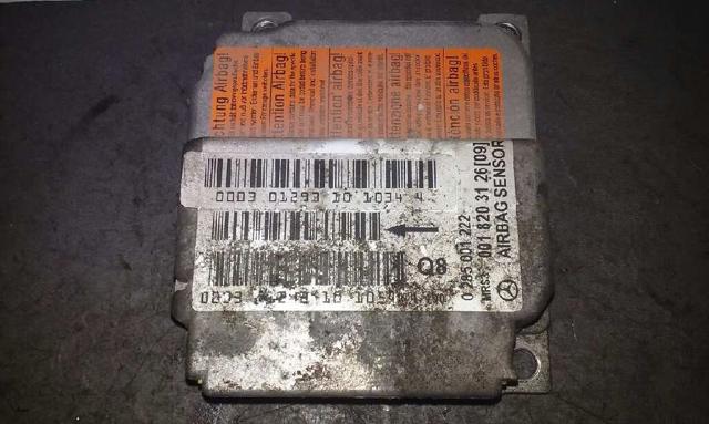 Módulo processador de controlo da bolsa de ar (Centralina eletrônica AIRBAG) 0285001222 MERCEDES
