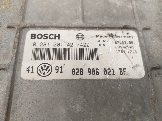 Módulo de direção (Centralina eletrônica) de motor 028906021BF VAG