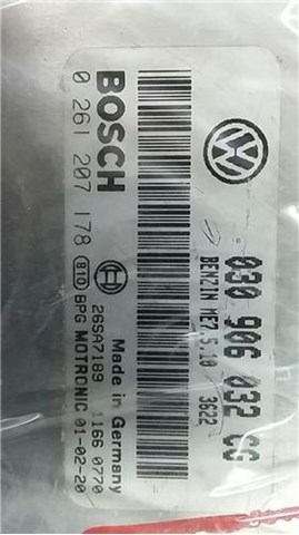 Módulo de direção (Centralina eletrônica) de motor 030906032CG VAG