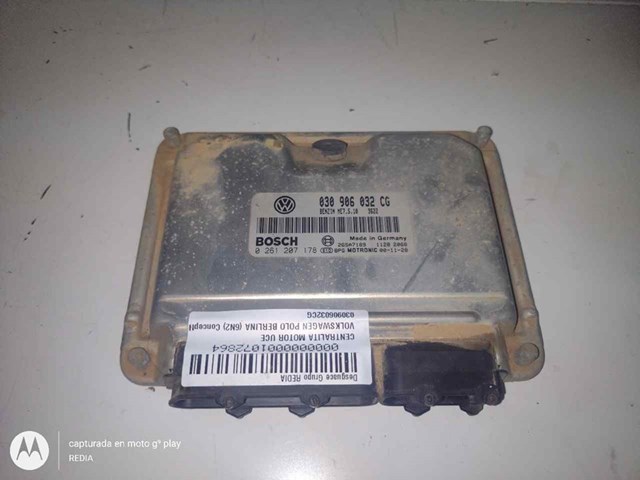 Módulo de direção (Centralina eletrônica) de motor 030906032CG VAG