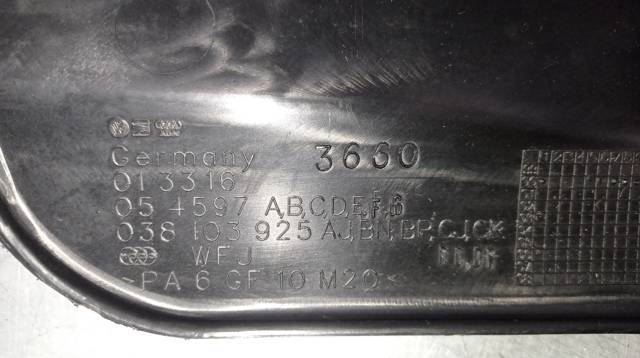 Tampa de motor decorativa 038103925AJ VAG