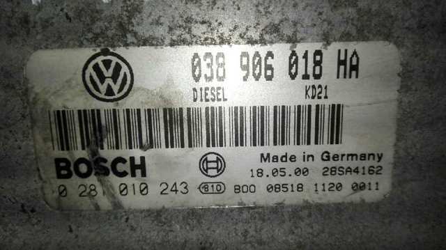 Módulo de direção (Centralina eletrônica) de motor 038906018HA VAG