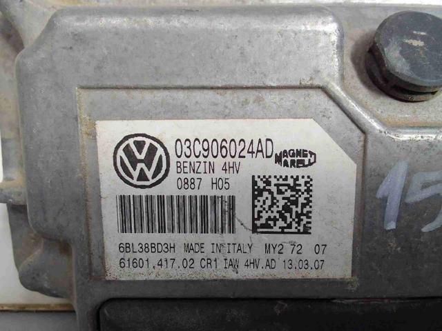Módulo de direção (Centralina eletrônica) de motor 03C906024AD VAG