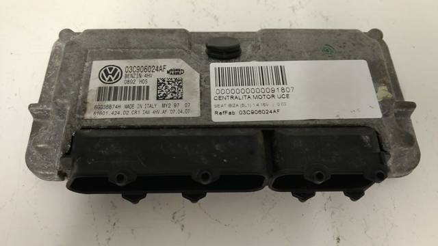 Módulo de direção (Centralina eletrônica) de motor 03C906024AF VAG