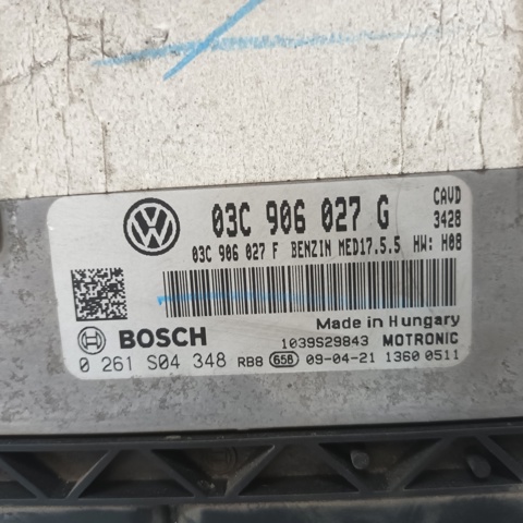 Módulo de direção (Centralina eletrônica) de motor 03C906027G VAG