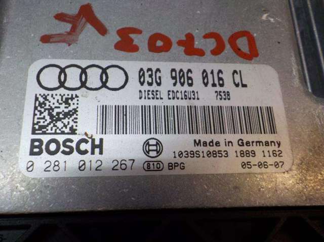 Módulo de direção (Centralina eletrônica) de motor 03G997017BX VAG