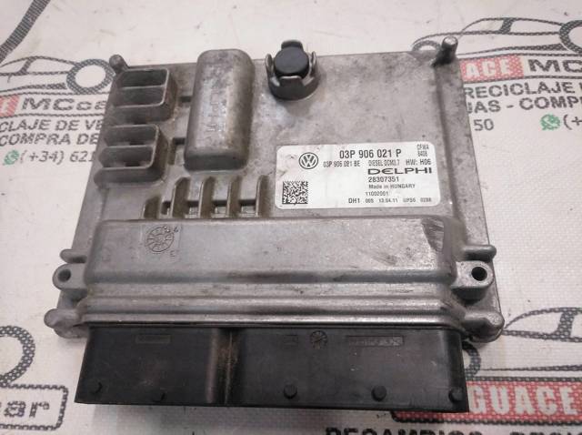 Módulo de direção (Centralina eletrônica) de motor 03P906021P VAG