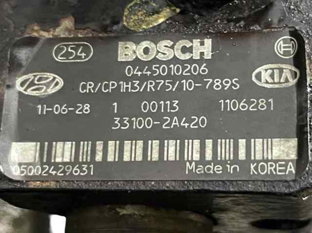 Bomba de combustível de pressão alta 0445010206 HYUNDAI